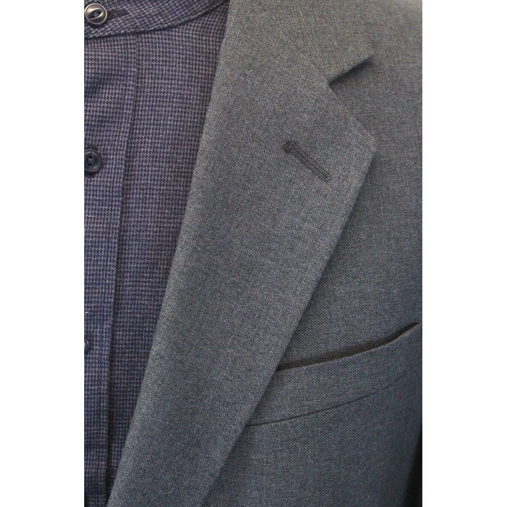 mens gray Vintage 80s Levis 2pc Pant Action Suit knit business‎ retro usa 42 L - Picture 3 of 13